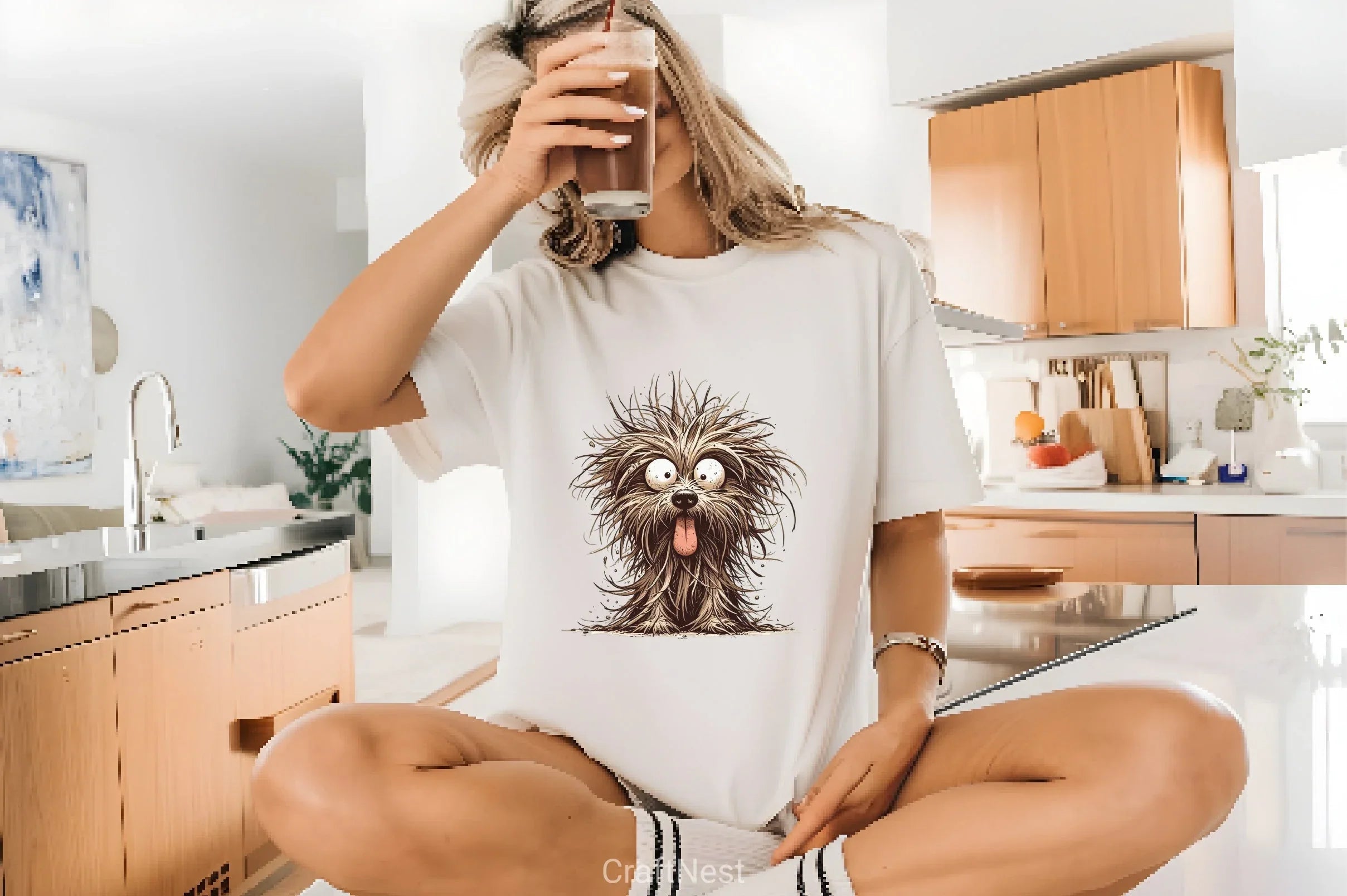 Scruffy Cartoon Dog Clipart Bundle - CraftNest - Digital Crafting and Art