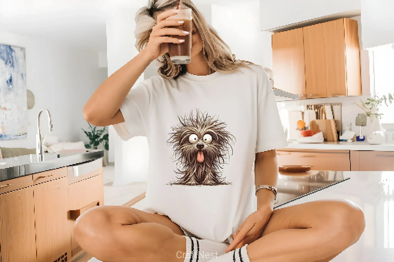 Scruffy Cartoon Dog Clipart Bundle - CraftNest - Digital Crafting and Art