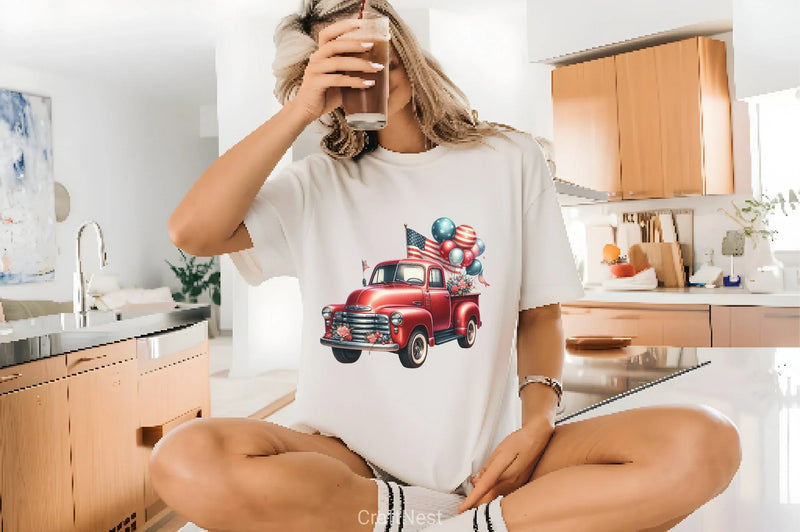 Memorial Day Car Parade Clipart Bundle - CraftNest - Digital Crafting and Art