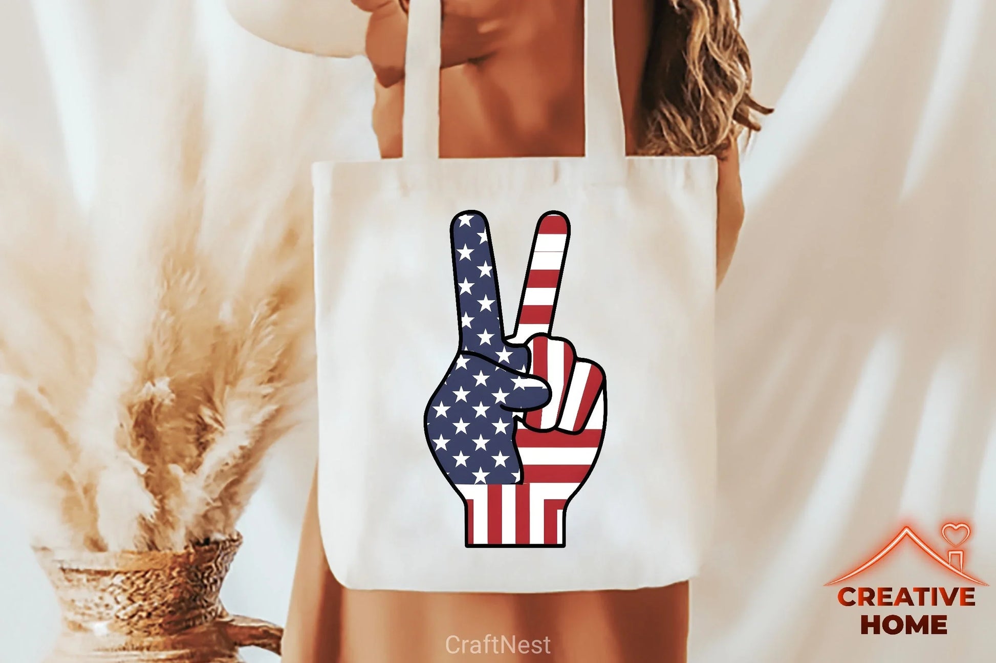 Patriotic Peace Hand Sign Clipart Bundle - CraftNest - Digital Crafting and Art