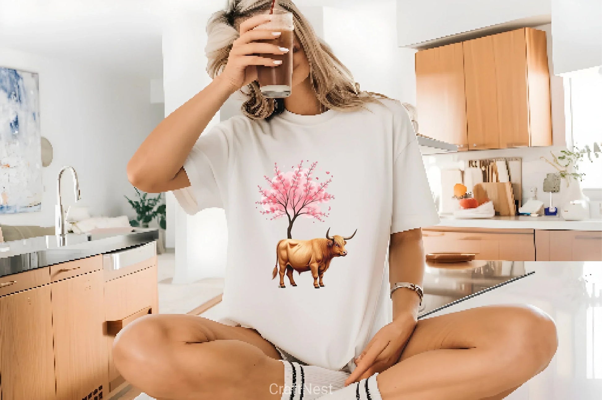 Vintage Spring Cow Clipart Bundle - CraftNest - Digital Crafting and Art