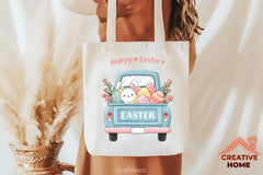 Easter Bunny Truck Clipart Bundle 1 - CraftNest - Digital Crafting and Art