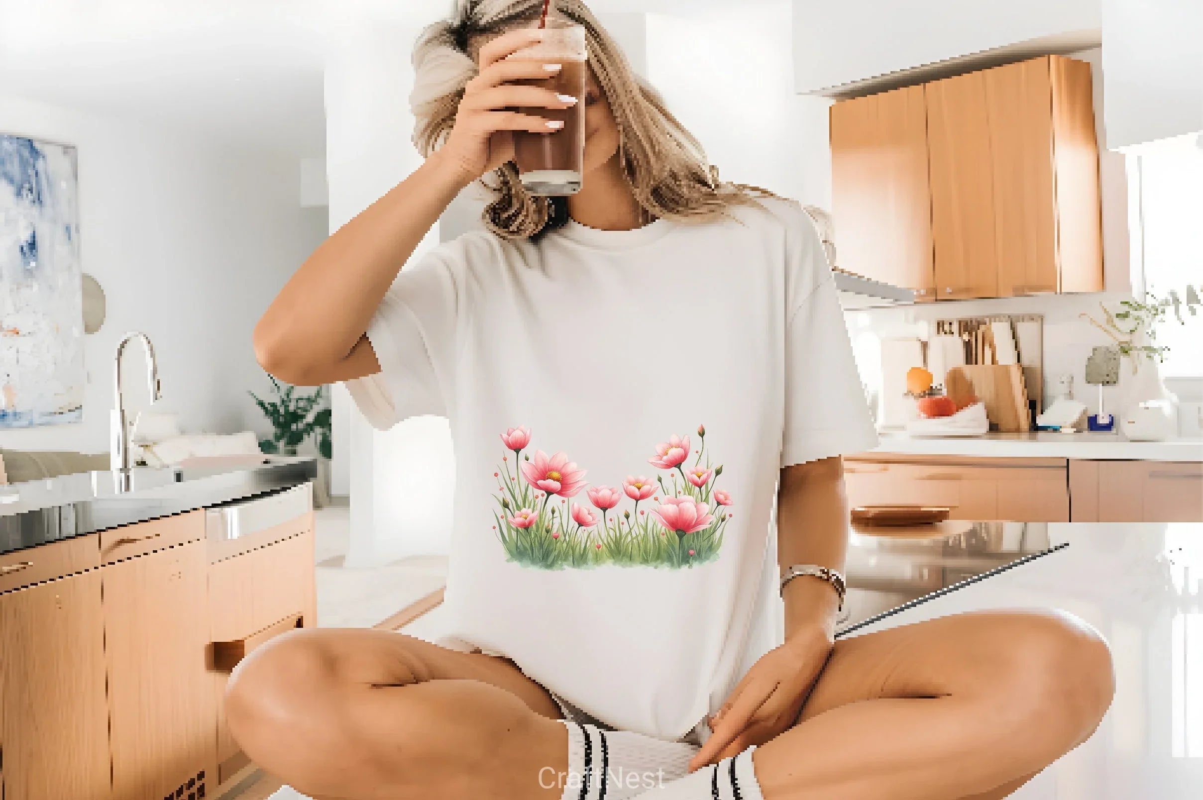 Pink Spring Clipart Bundle 4 - CraftNest - Digital Crafting and Art