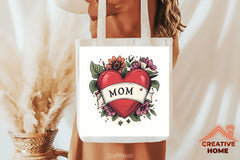 Mother's Day Heart Flowers Clipart Bundle 7 - CraftNest - Digital Crafting and Art