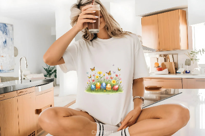 Easter Springtime Scene Clipart Bundle - CraftNest - Digital Crafting and Art