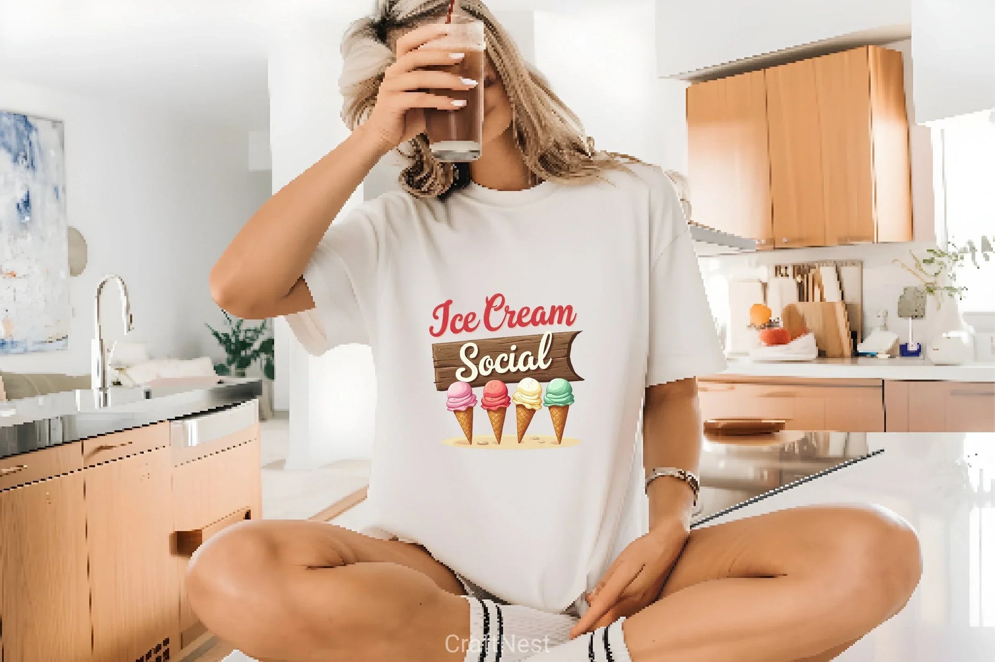 Summer Wooden Sing Clipart Bundle - CraftNest - Digital Crafting and Art