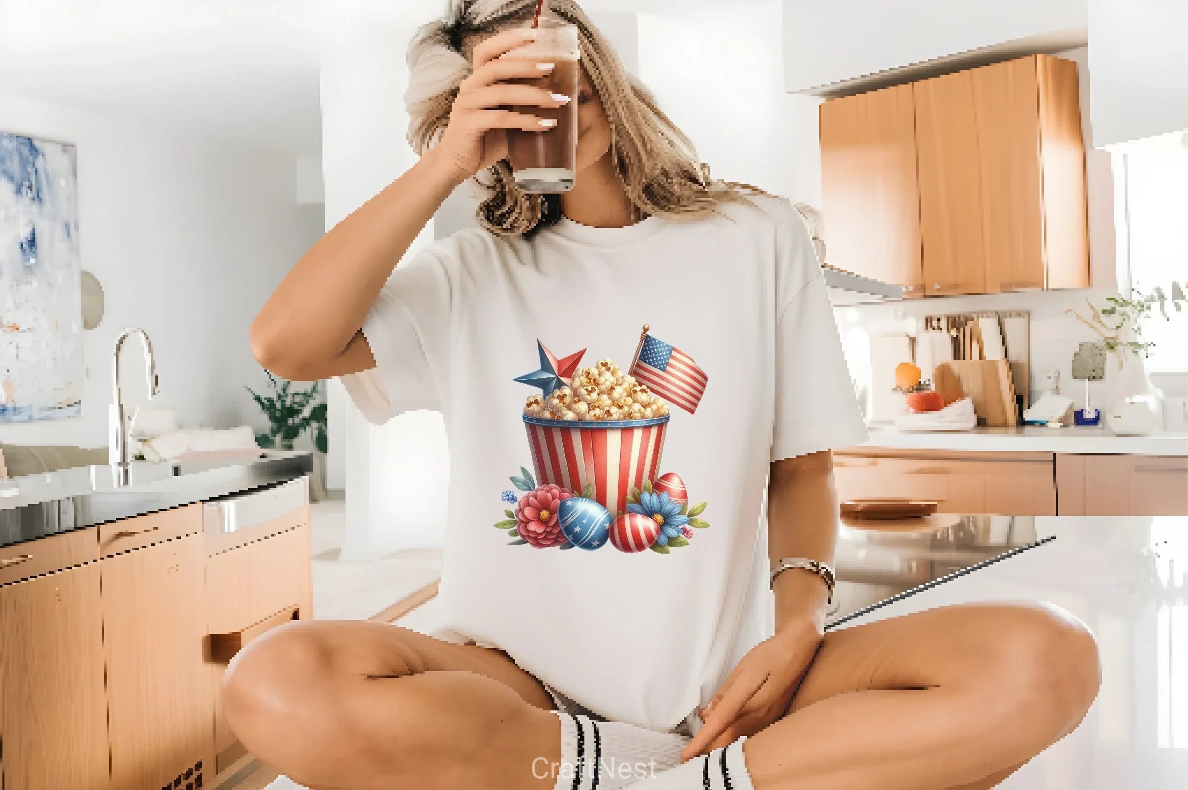 4th of July Popcorn Clipart Bundle 2 - CraftNest - Digital Crafting and Art