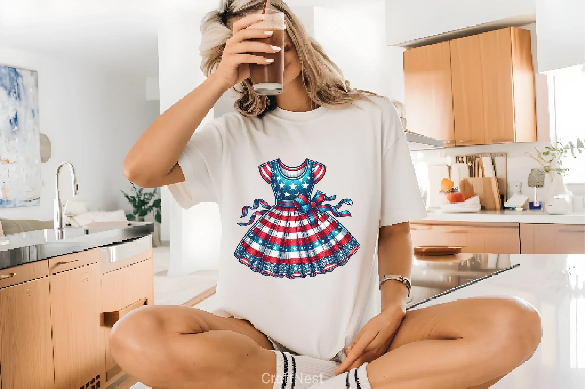 American 4th July Dresses Clipart Bundle - CraftNest - Digital Crafting and Art