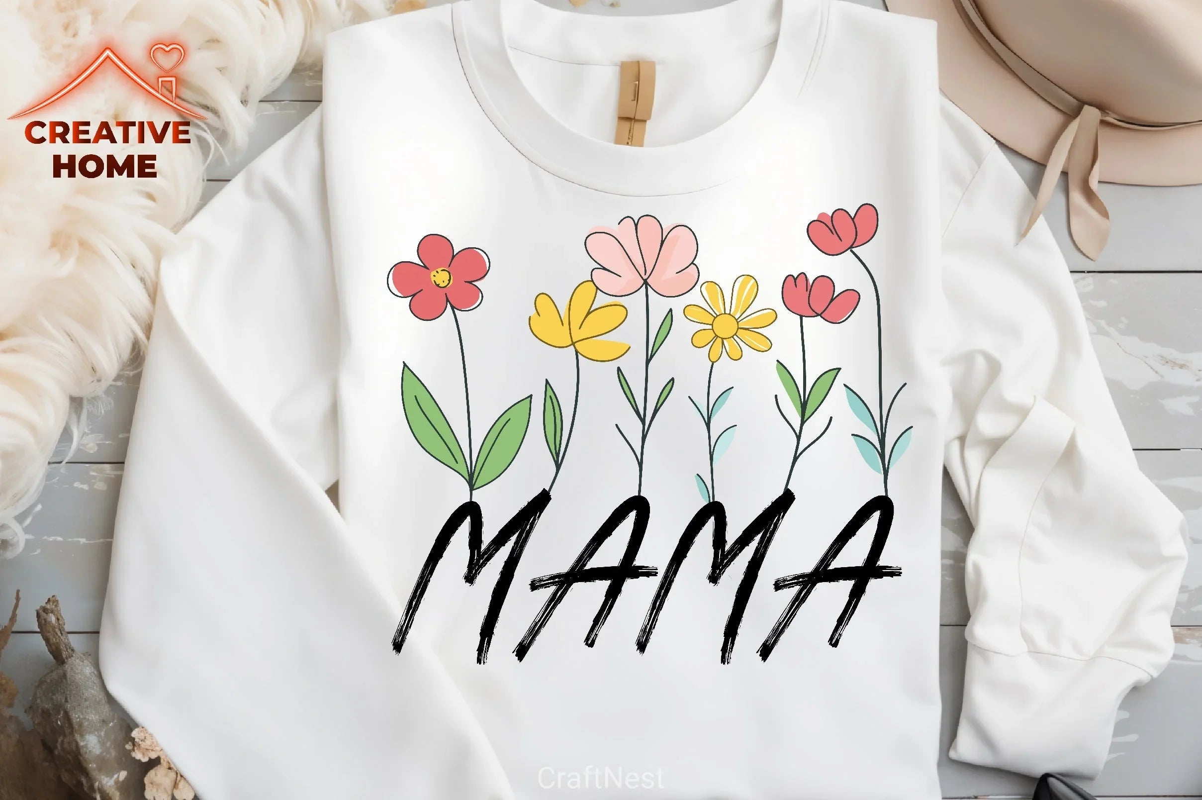 Mom Hand Lettered SVG Bundle - CraftNest - Digital Crafting and Art