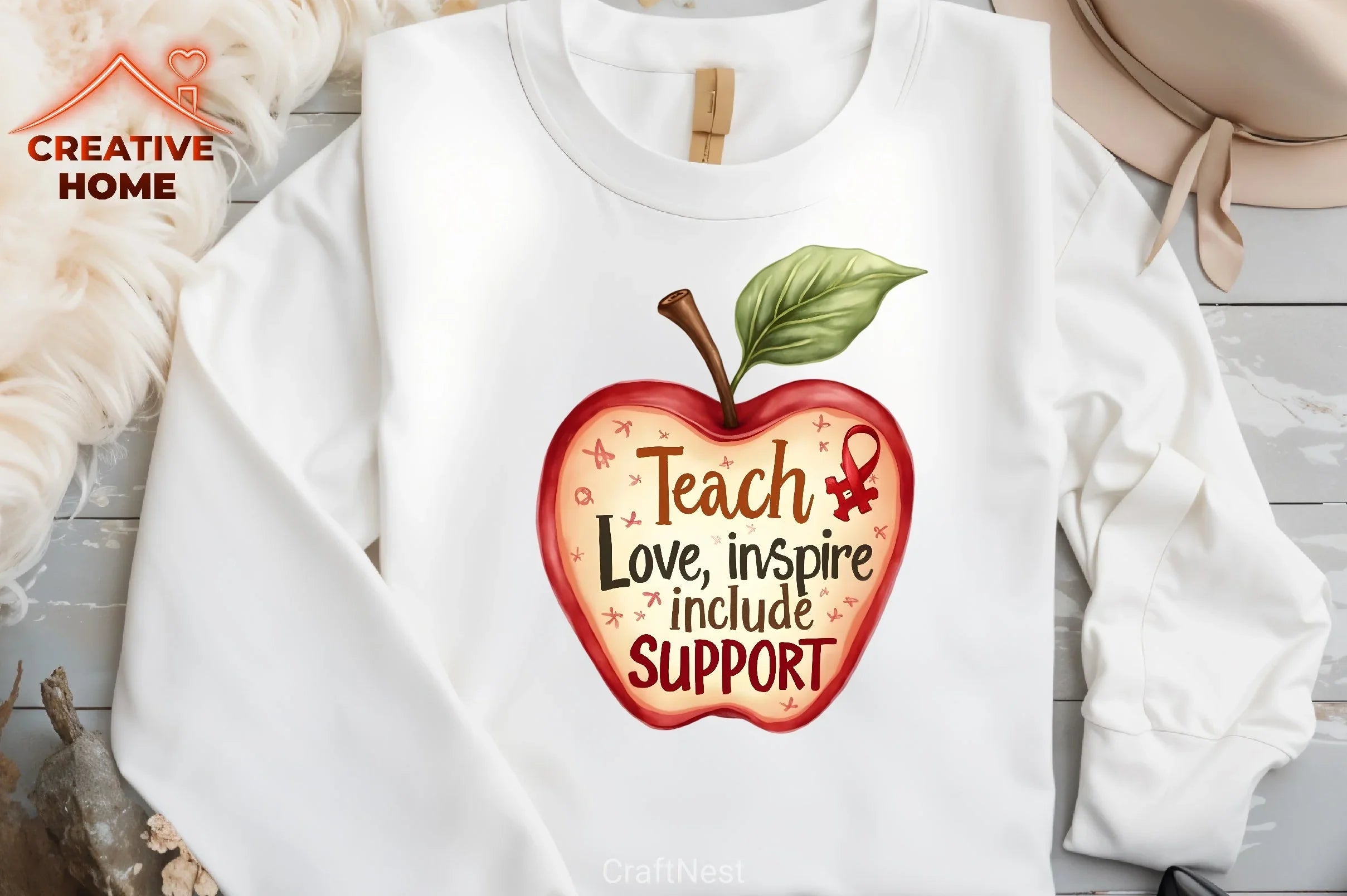 Teach Love Inspire Clipart Bundle 2 - CraftNest - Digital Crafting and Art