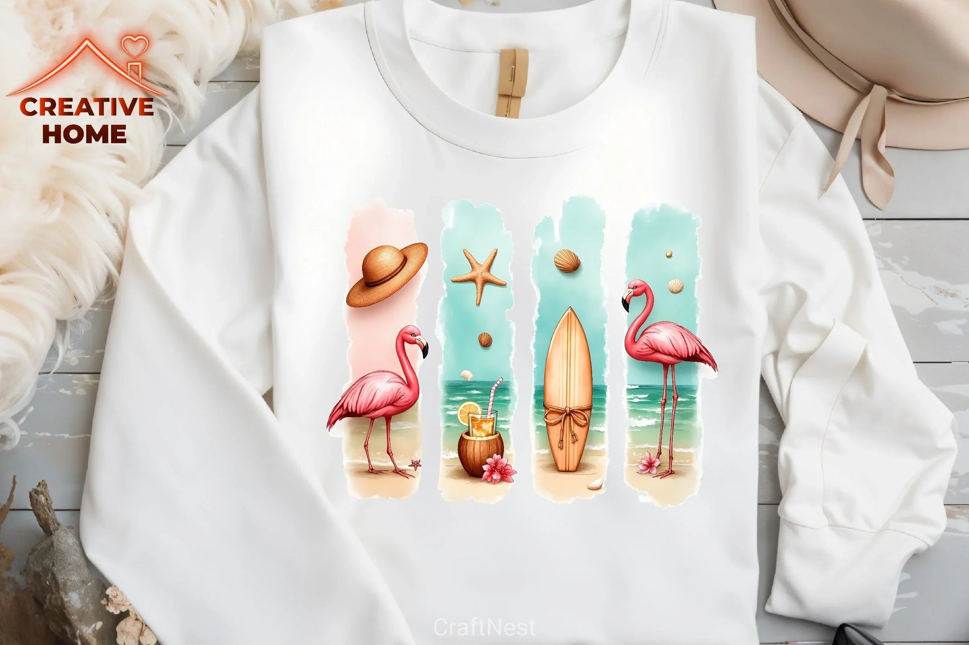 Summer Beach Clipart Bundle 1 - CraftNest - Digital Crafting and Art