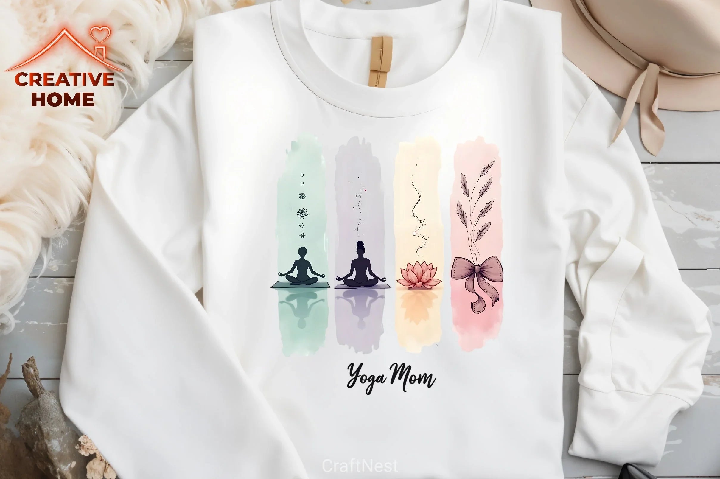 Yoga Mom Clipart Bundle - CraftNest - Digital Crafting and Art