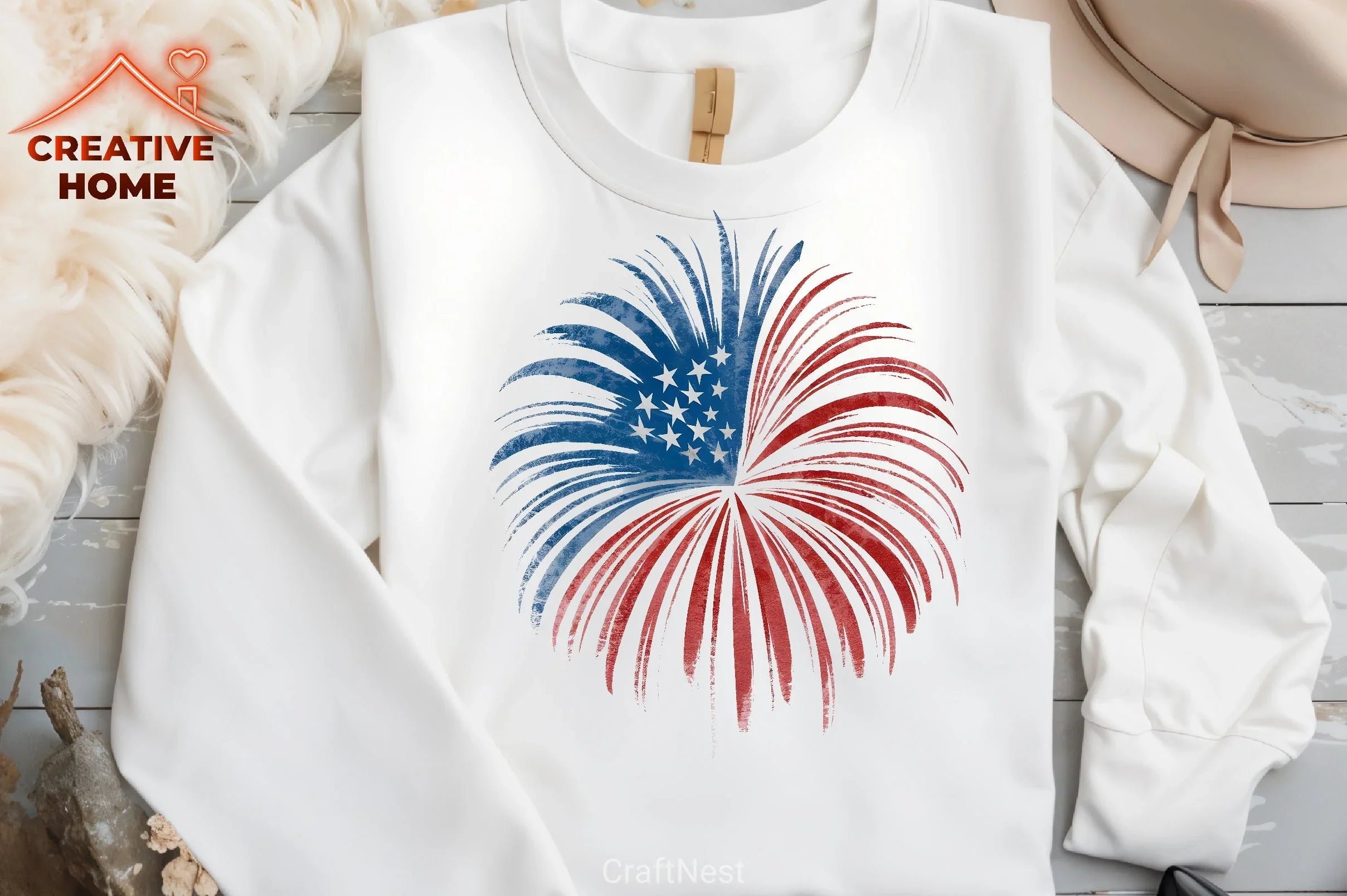 Happy 4th of July Fireworks Clipart Bundle - CraftNest - Digital Crafting and Art