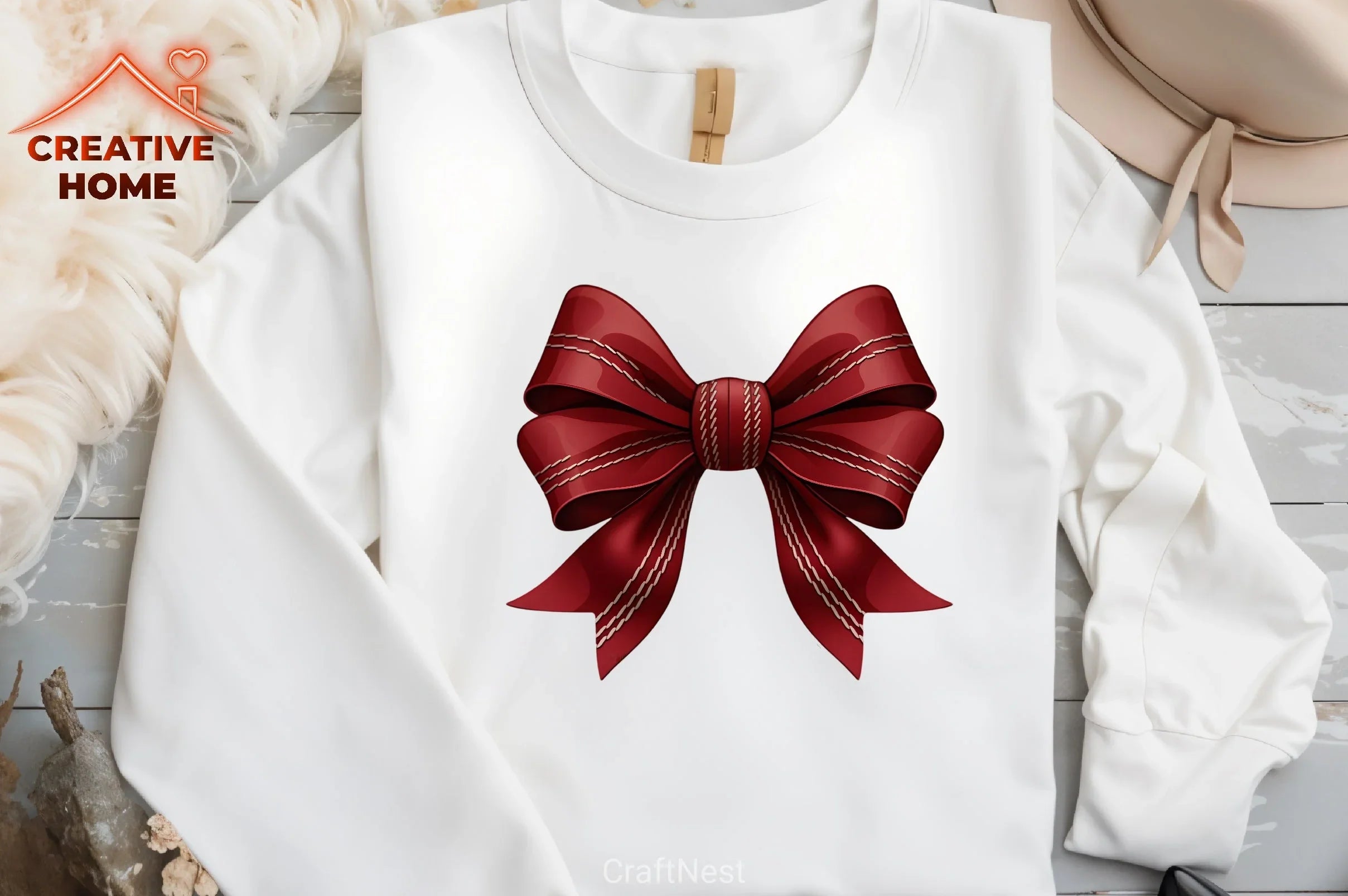 Cricket Ball Bow Clipart Bundle - CraftNest - Digital Crafting and Art