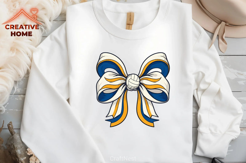 Volleyball Bow Clipart Bundle - CraftNest - Digital Crafting and Art