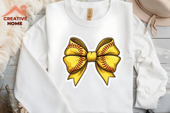Softball Bow Clipart Bundle - CraftNest - Digital Crafting and Art