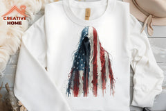 4th of July Gothic Ghost Clipart Bundle - CraftNest - Digital Crafting and Art