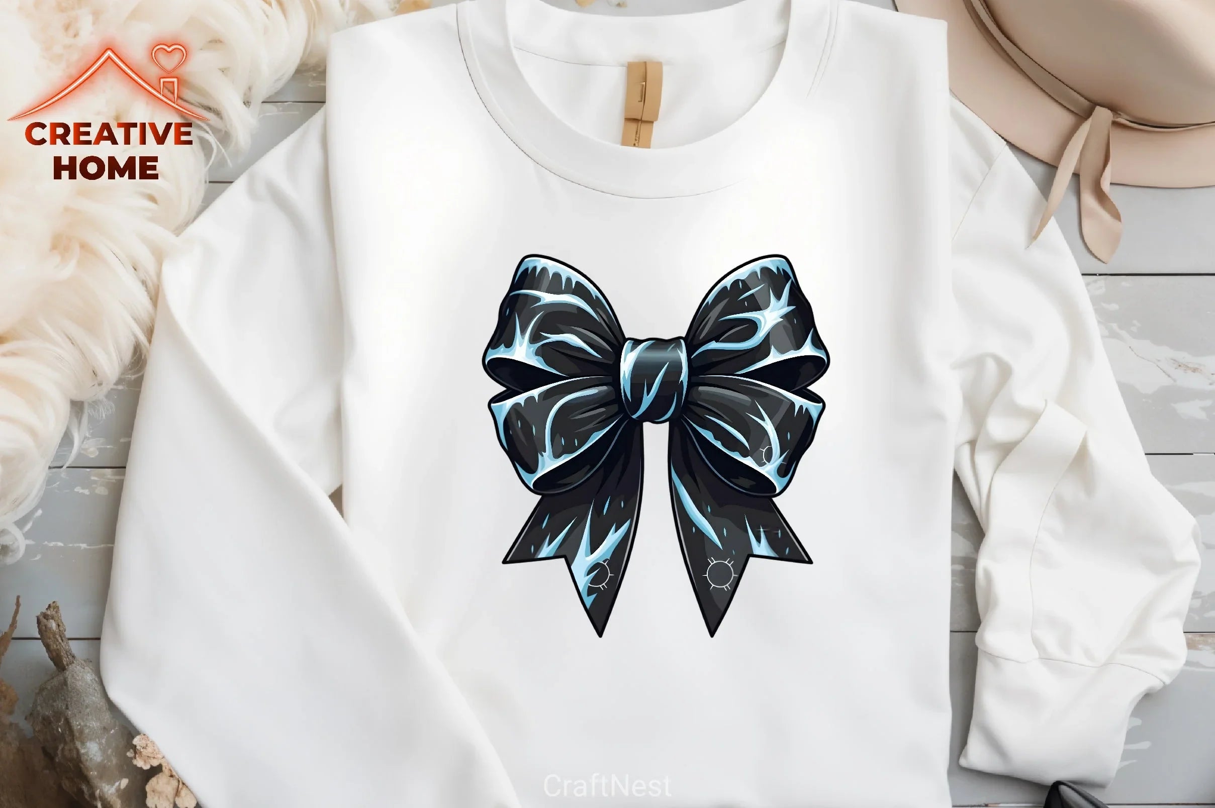 Ice Hockey Bow Clipart Bundle - CraftNest - Digital Crafting and Art