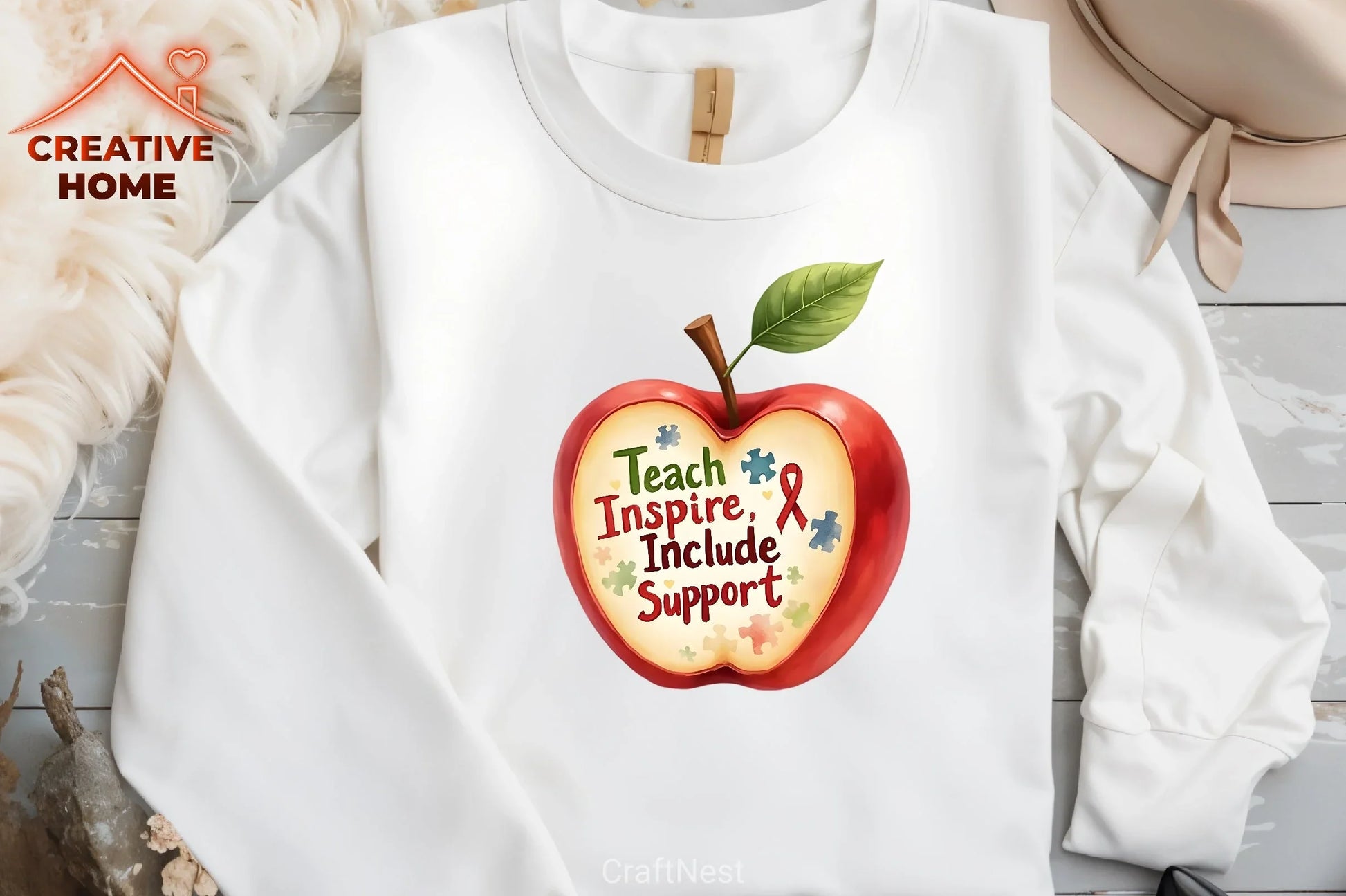 Teach Love Inspire Clipart Bundle - CraftNest - Digital Crafting and Art