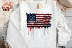 Gothic 4th July Flag Clipart Bundle - CraftNest - Digital Crafting and Art