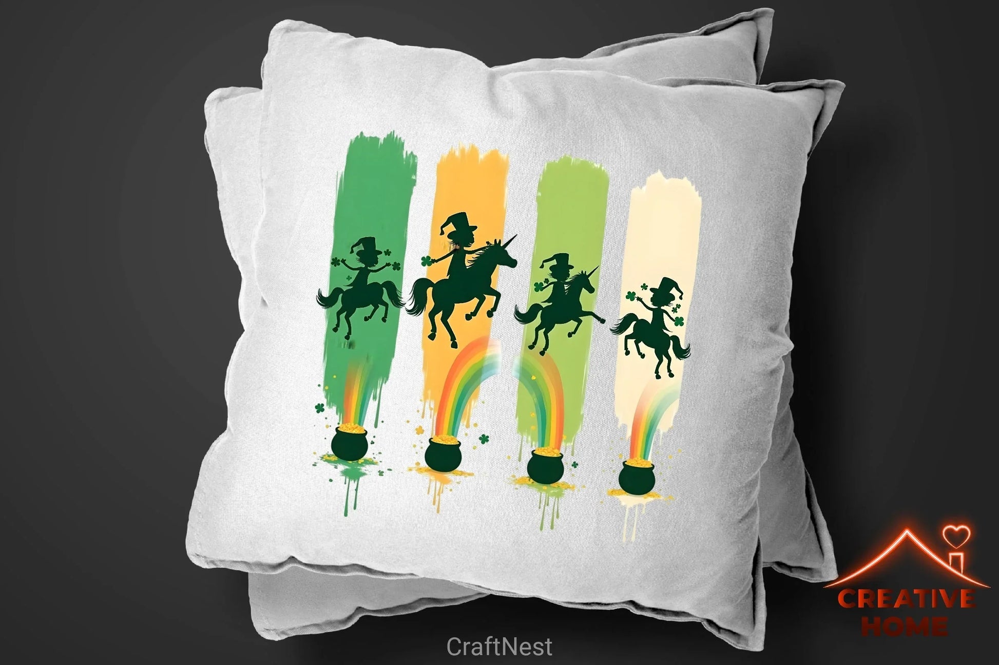 St. Patrick's Day Unicorns Clipart Bundle - CraftNest - Digital Crafting and Art