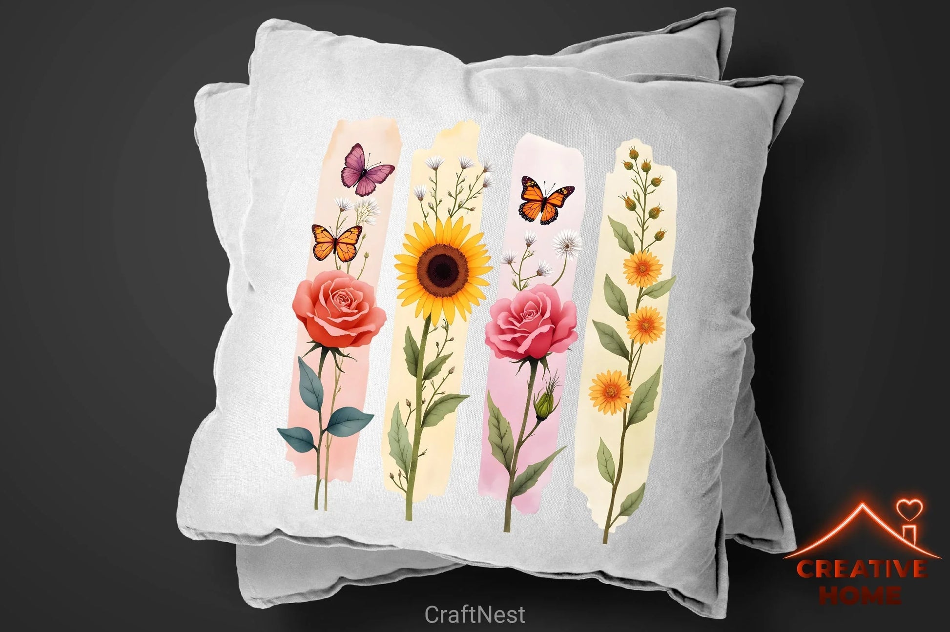 Floral Brushstrokes Clipart Bundle - CraftNest - Digital Crafting and Art