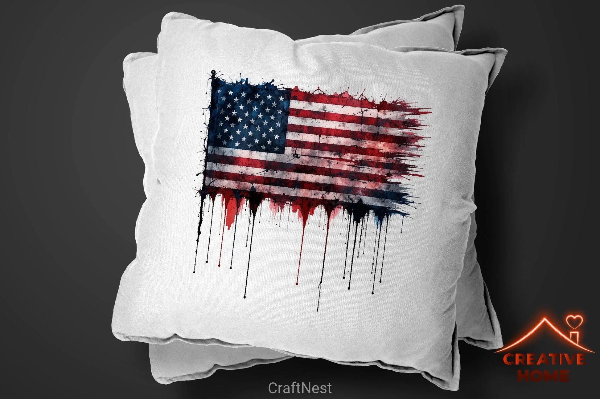 Gothic 4th July Flag Clipart Bundle - CraftNest - Digital Crafting and Art