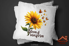 Sunflower Butterfly Clipart Bundle - CraftNest - Digital Crafting and Art