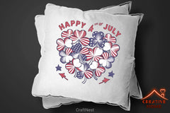 Patriotic Shamrock Heart Clipart Bundle - CraftNest - Digital Crafting and Art