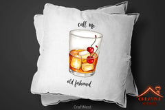 Whiskey & Cherries Clipart Bundle - CraftNest - Digital Crafting and Art