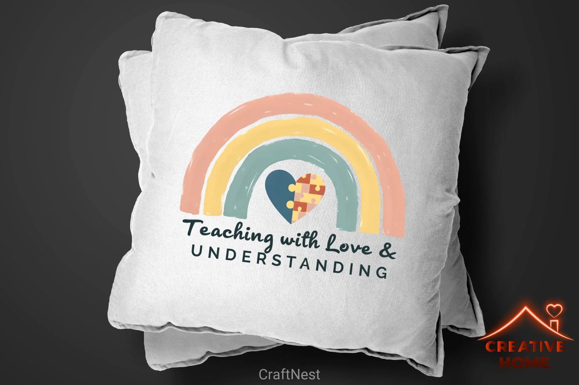 Down Syndrome & Autism Rainbow Clipart Bundle - CraftNest - Digital Crafting and Art