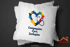 Down Syndrome & Autism Nurse Support Clipart Bundle 2 - CraftNest - Digital Crafting and Art