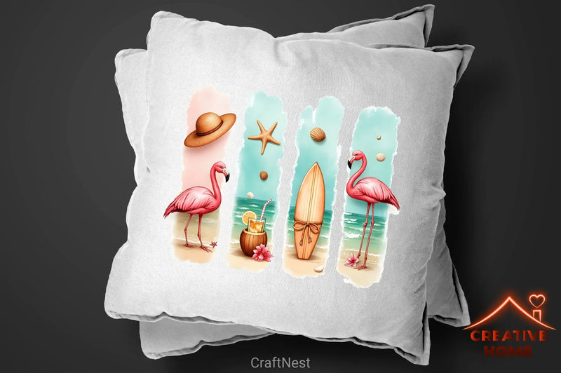 Summer Beach Clipart Bundle 1 - CraftNest - Digital Crafting and Art