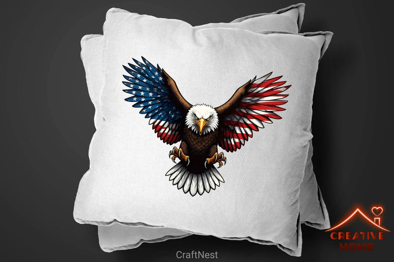 American Bald Eagle Clipart Bundle - CraftNest - Digital Crafting and Art