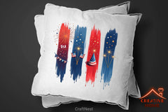 Patriotic Day Brushstrokes Clipart Bundle 1 - CraftNest - Digital Crafting and Art