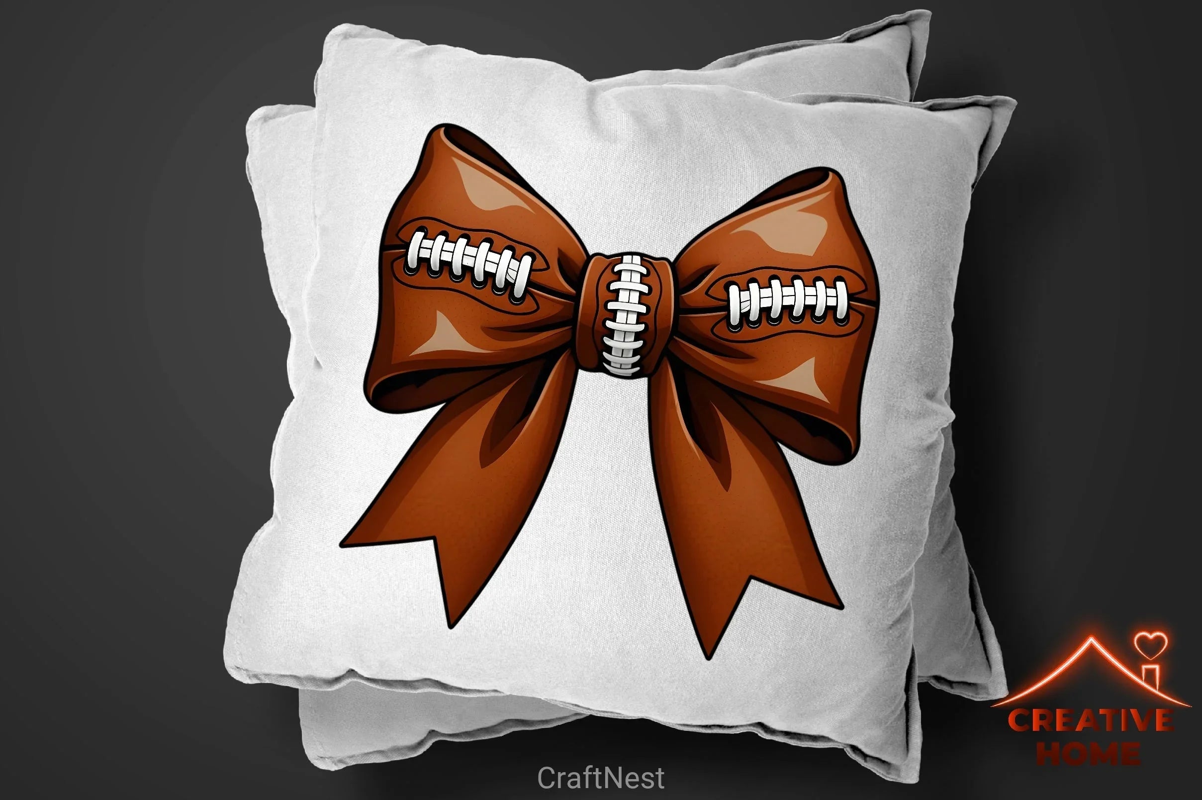 Football Bow Clipart Bundle - CraftNest - Digital Crafting and Art
