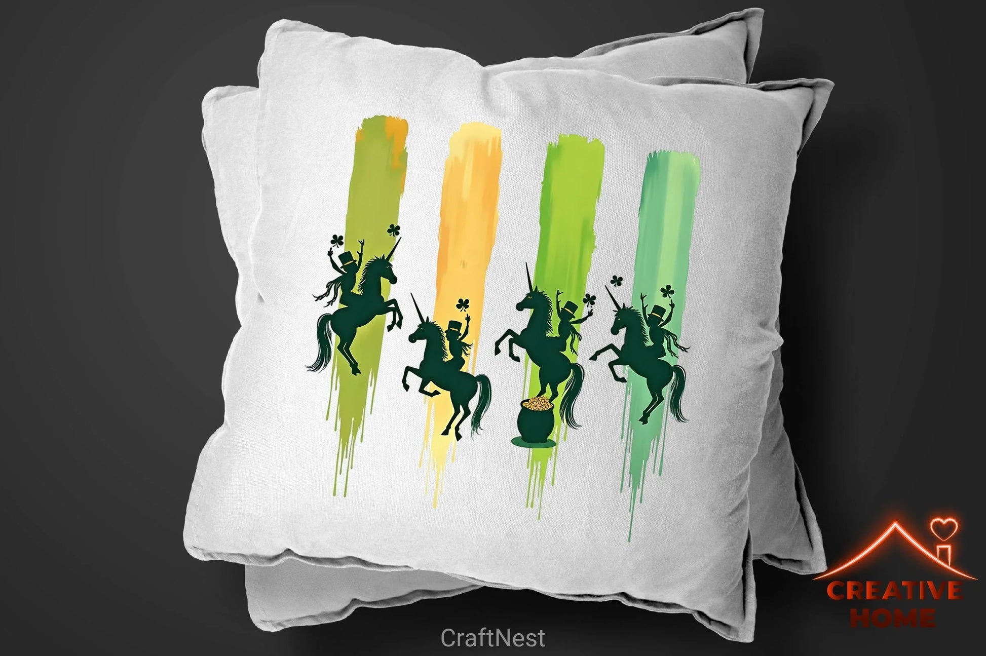 St. Patrick's Day Unicorns Clipart Bundle 1 - CraftNest - Digital Crafting and Art