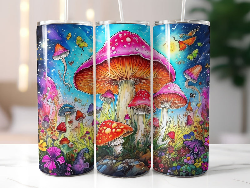 Fantastic Magic Mushroom Tumbler Wrap - CraftNest