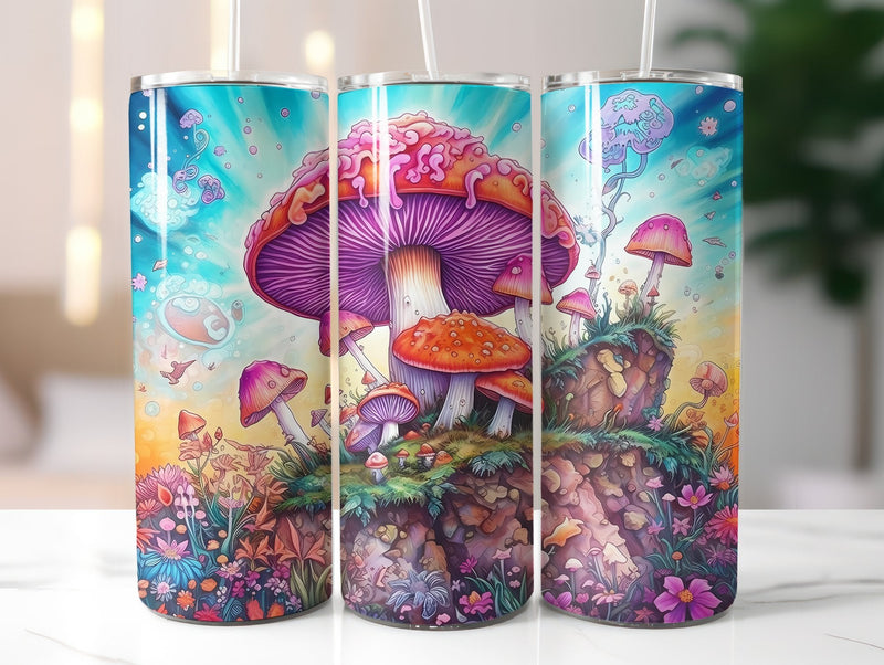 Fantastic Magic Mushroom Tumbler Wrap - CraftNest