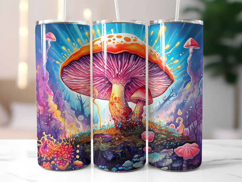 Fantastic Magic Mushroom Tumbler Wrap - CraftNest