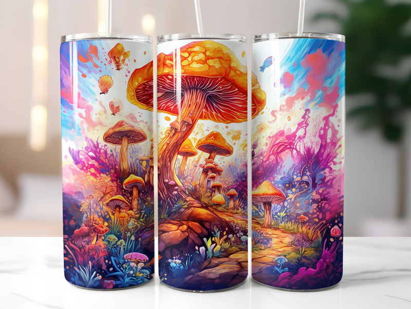 Fantastic Magic Mushroom Tumbler Wrap - CraftNest
