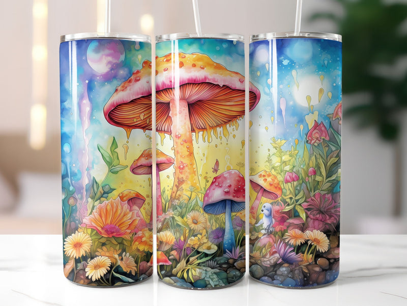 Fantastic Magic Mushroom Tumbler Wrap - CraftNest