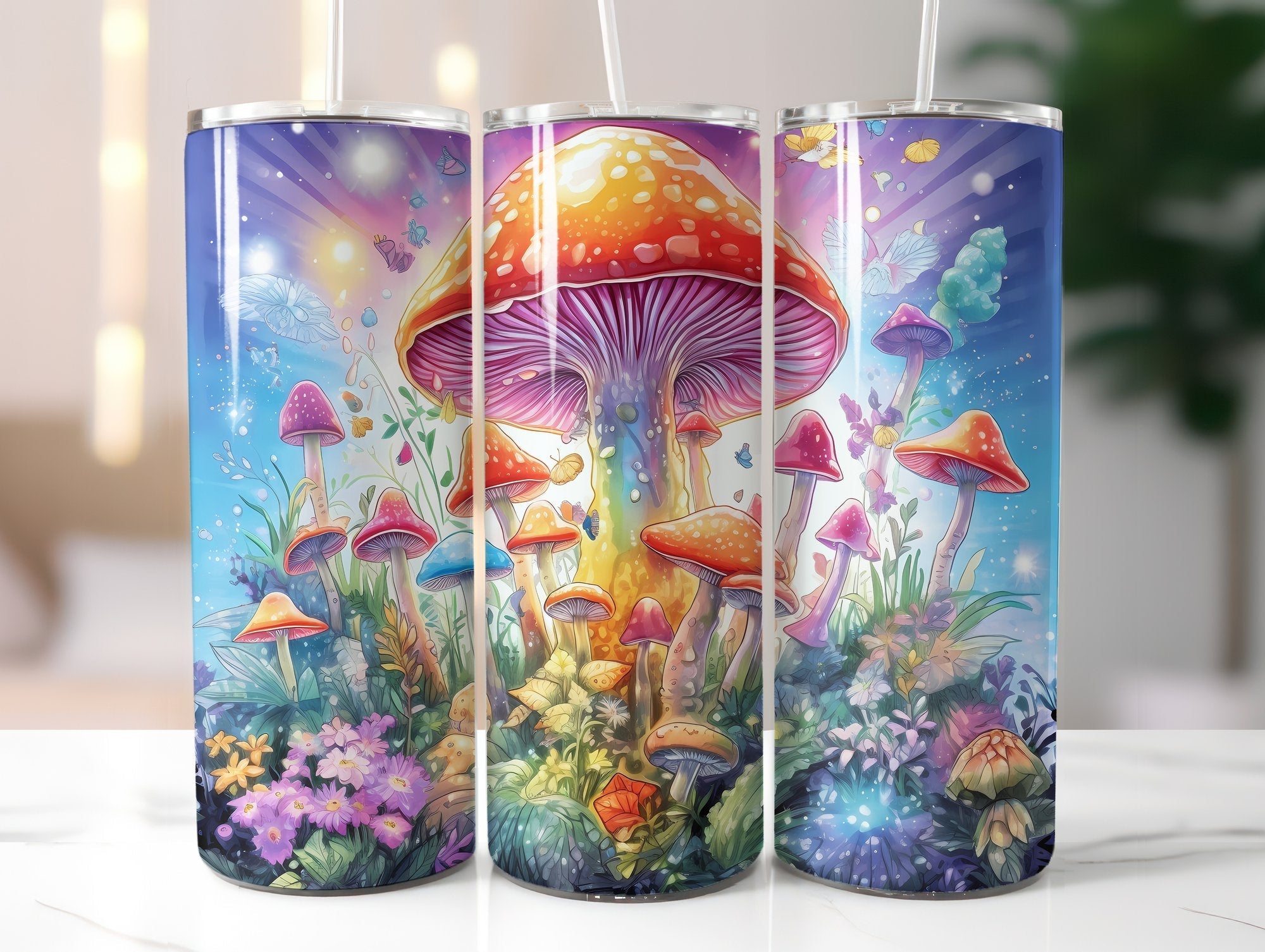 Fantastic Magic Mushroom Tumbler Wrap - CraftNest
