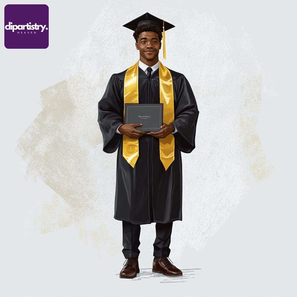 Male Graduates Students Clipart - CraftNest - Digital Crafting and Art