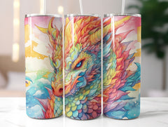 Manga Anime Dragons Tumbler Wrap - CraftNest