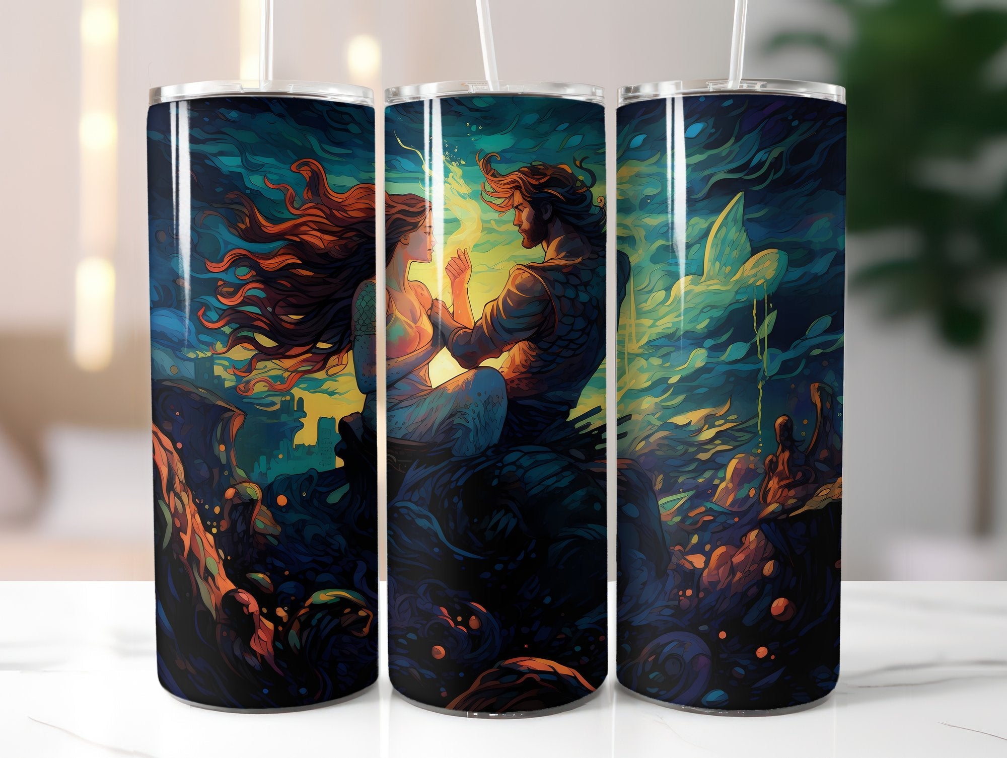 Mermaid Tumbler Wrap - CraftNest