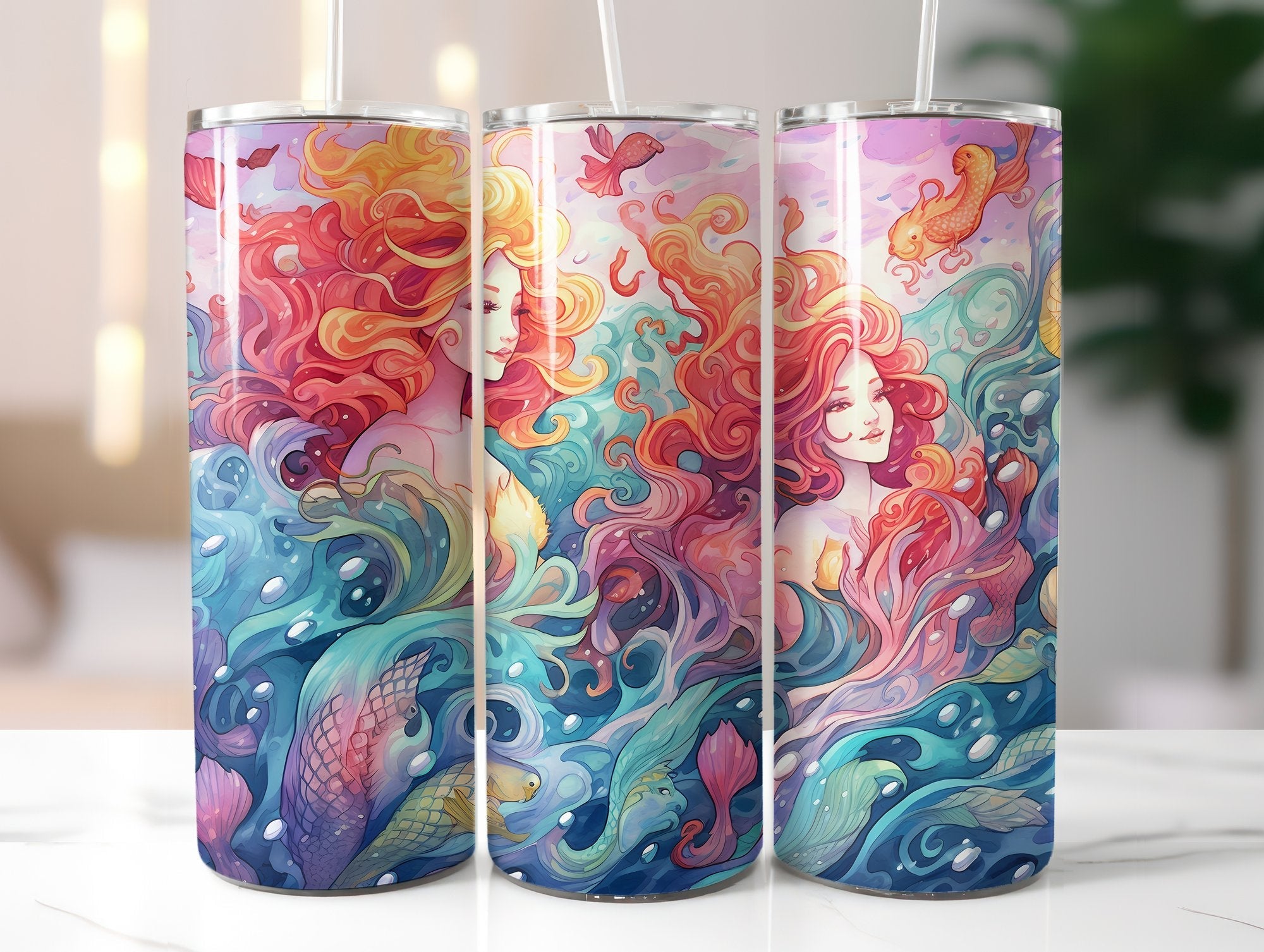 Mermaid Tumbler Wrap - CraftNest