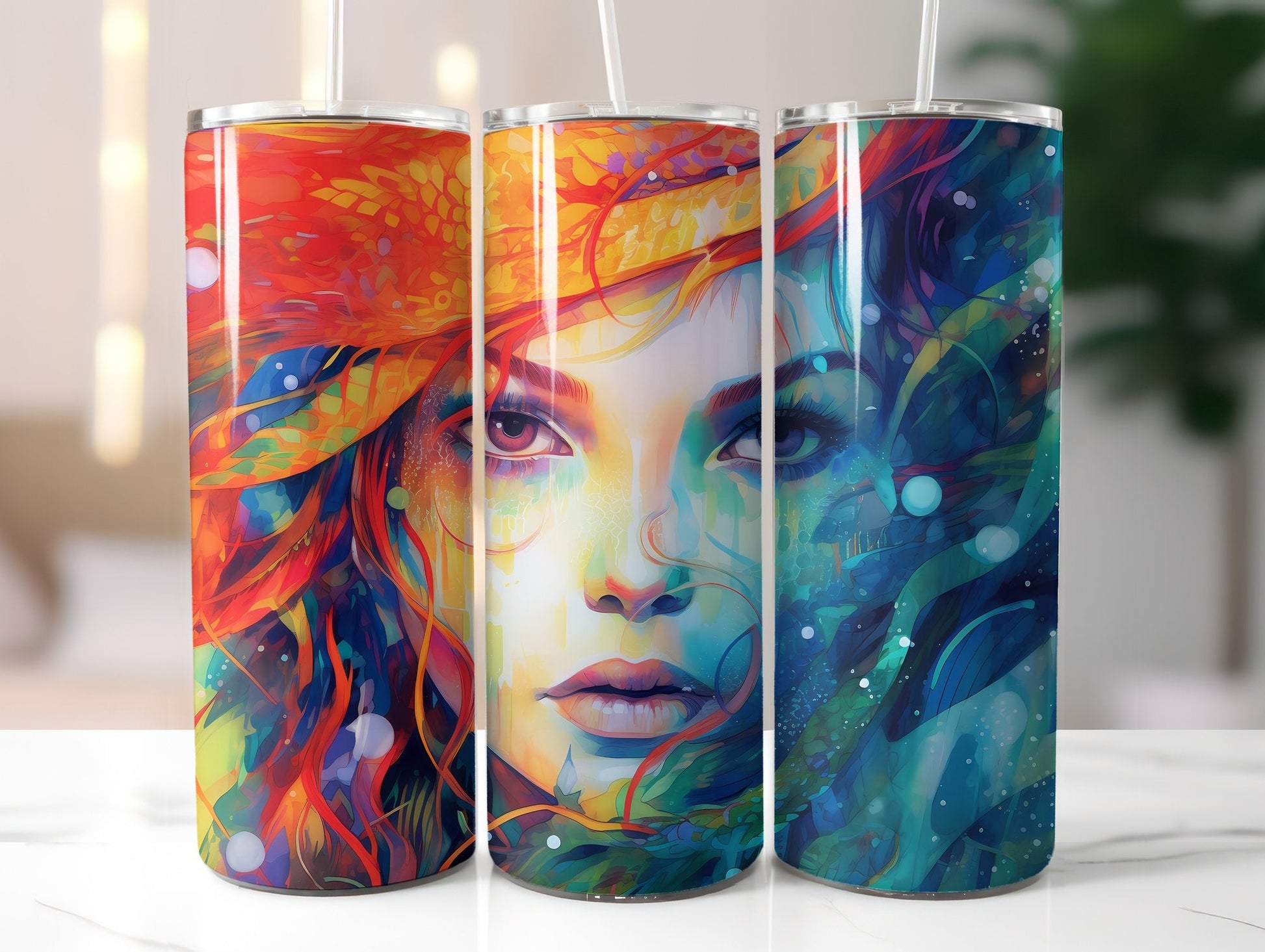 Mermaid Tumbler Wrap - CraftNest