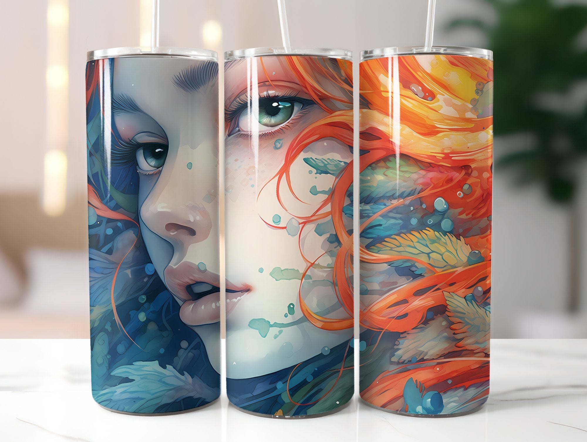 Mermaid Tumbler Wrap - CraftNest