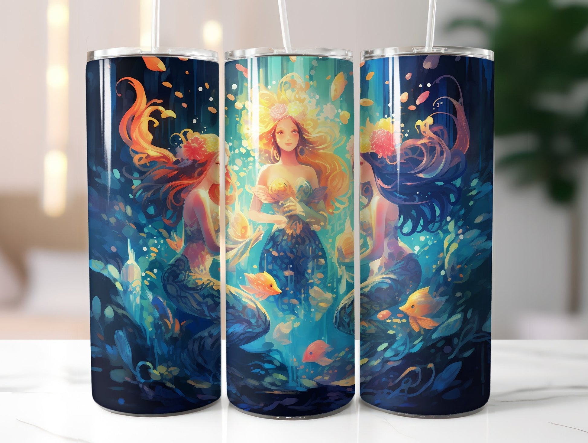 Mermaid Tumbler Wrap - CraftNest